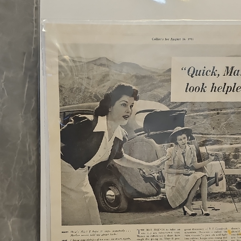 Vintage BF Goodrich Advertisement 1941 - Picture 3 of 9